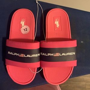Girls Ralph Lauren slides(flops)